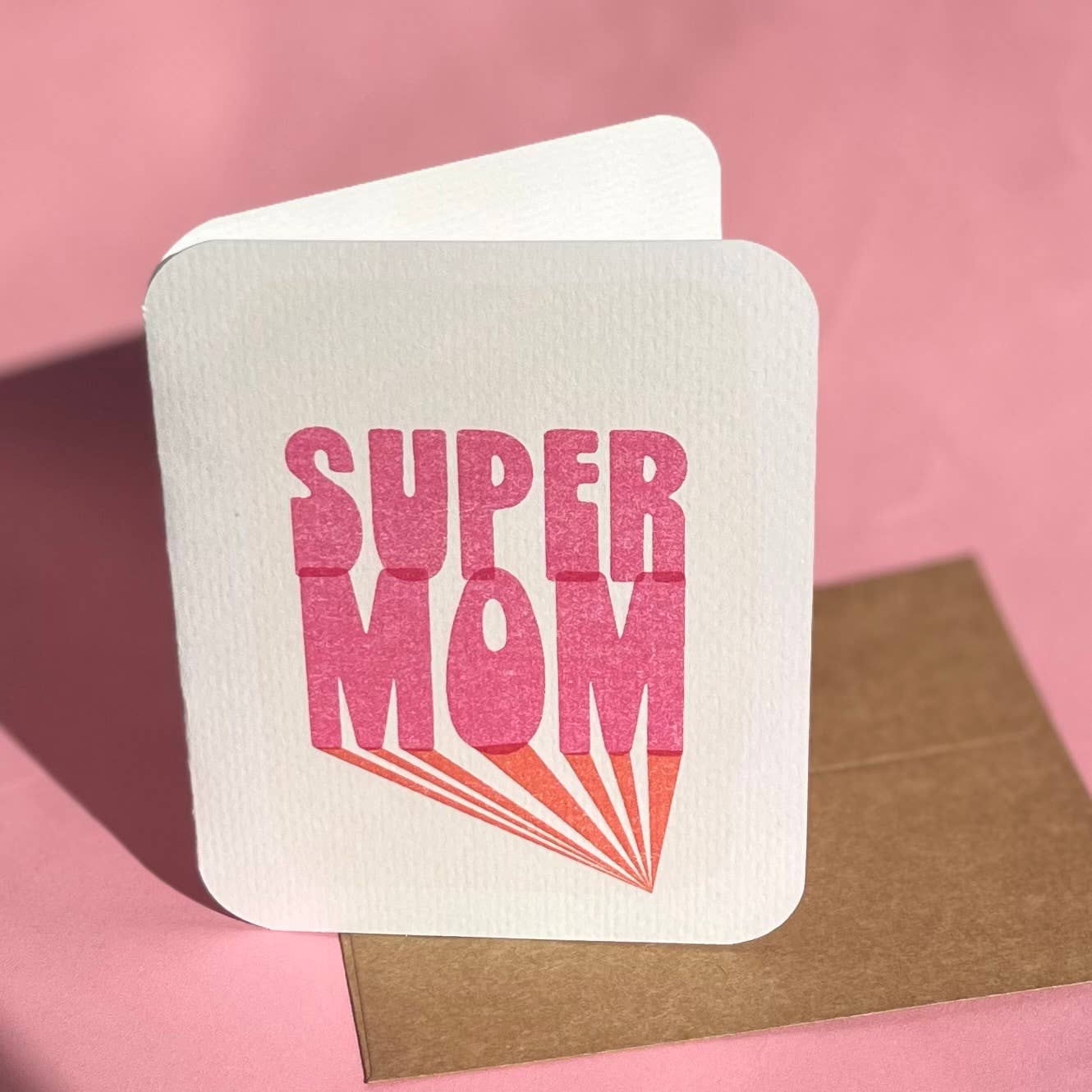 Grusskarte Super Mom Muttertag | BlissBox.ch Papeterie Schweiz
