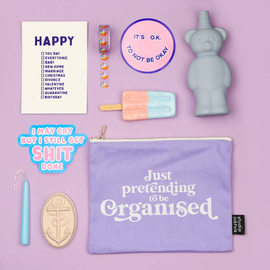 Flatlay Necessaire Sticker - BlissBox.ch Schweiz Papeterie