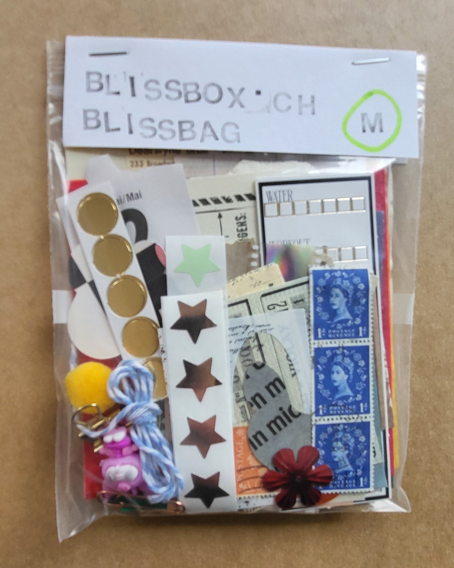 Bliss Bag M - Collage DIY Set (ca. A6)