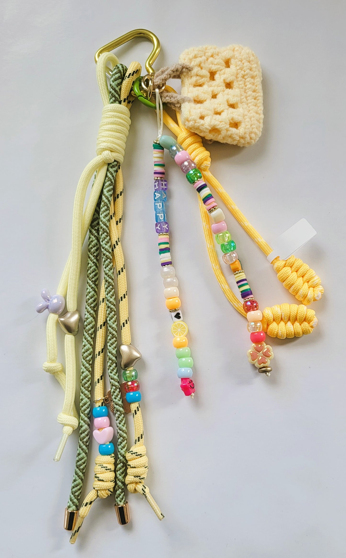 Taschenanhänger Bag Charm gelb | BlissBox.ch Accessoires Schweiz