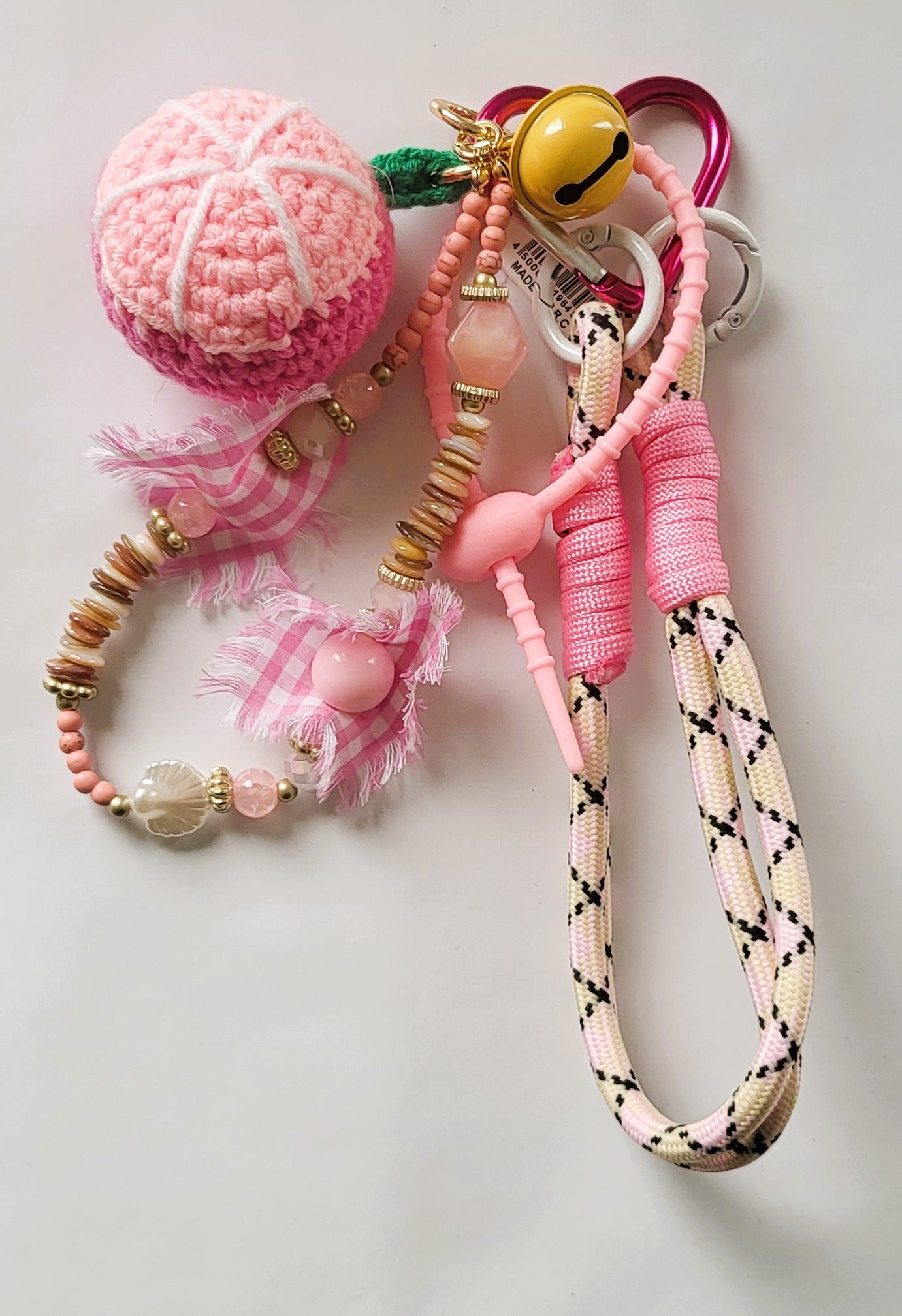 Taschenanhänger Bag Charm Frucht pink | BlissBox.ch Accessoires Schweiz