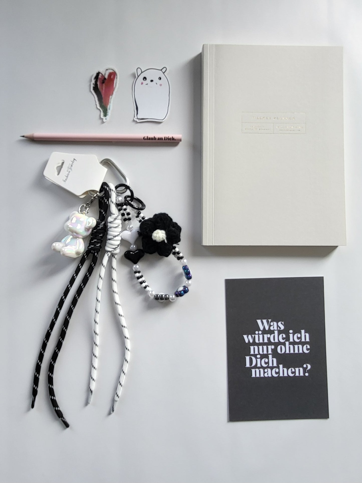 Bag Charm Postkarte Postkarte – BlissBox.ch Papeterie Schweiz