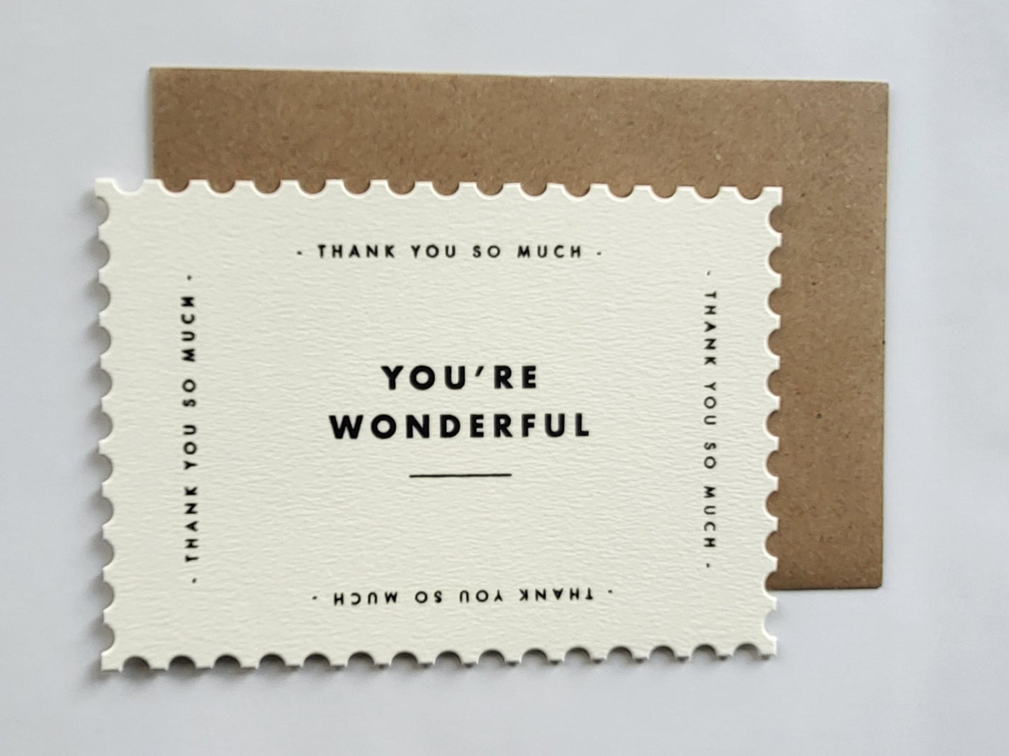 Postkarte You're Wonderful – BlissBox.ch Papeterie Schweiz