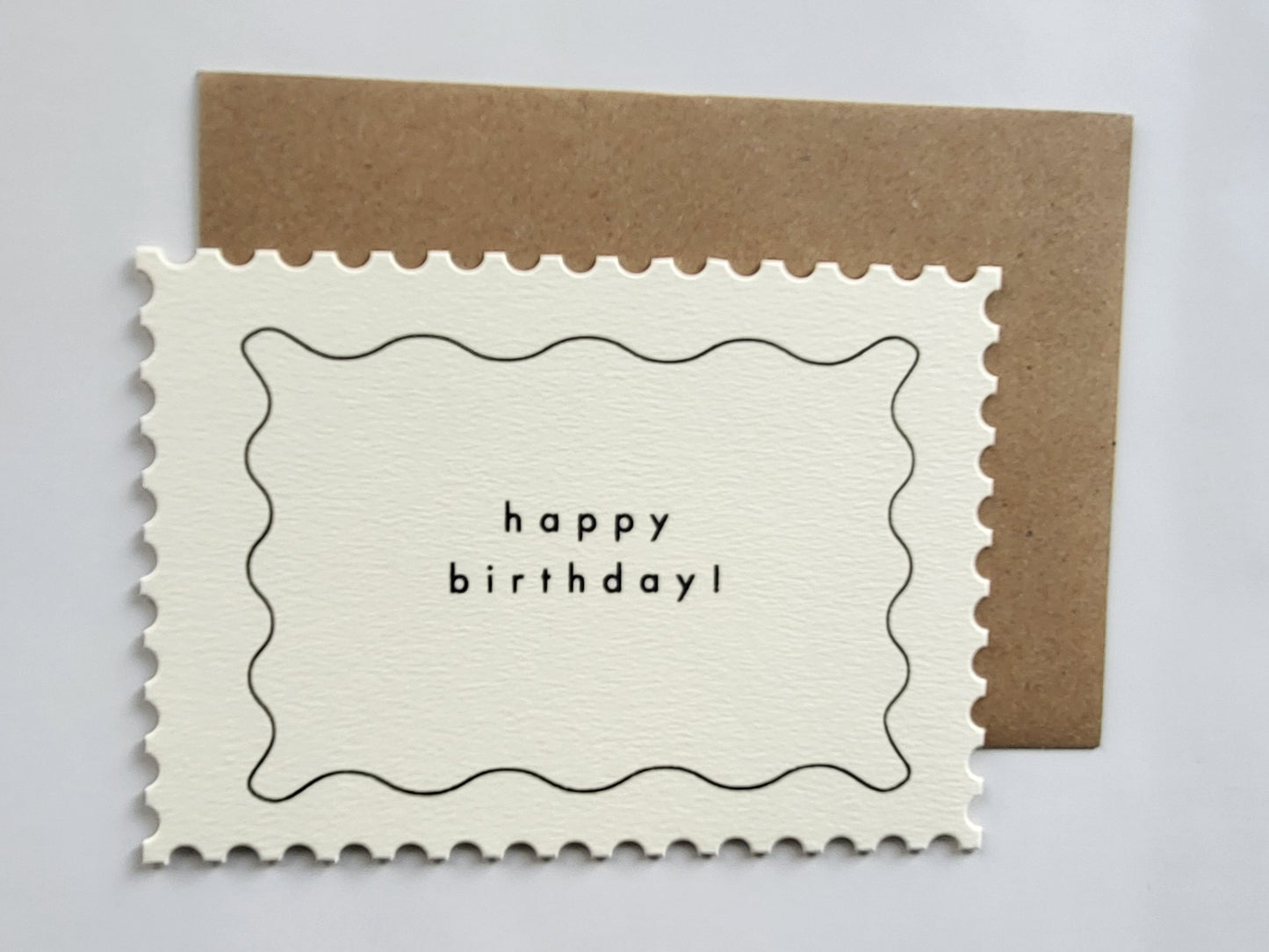 Postkarte Happy Birthday – BlissBox.ch Papeterie Schweiz