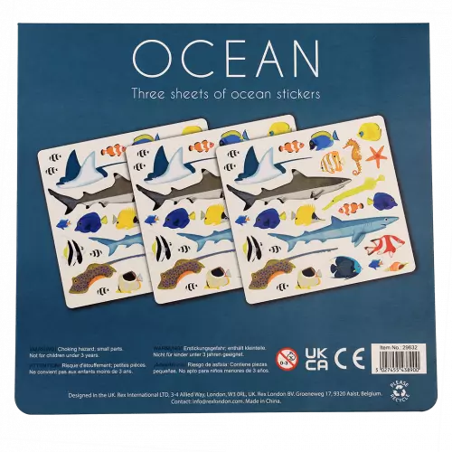 3 Stickerbögen "Ocean"