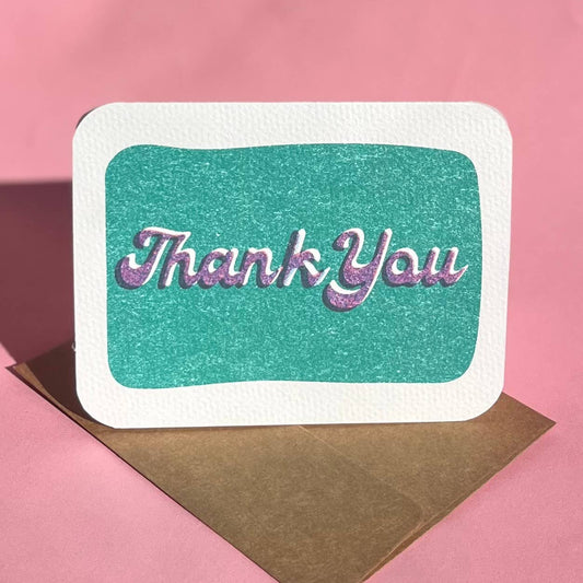 Grusskarte Thank You| BlissBox.ch Papeterie Schweiz