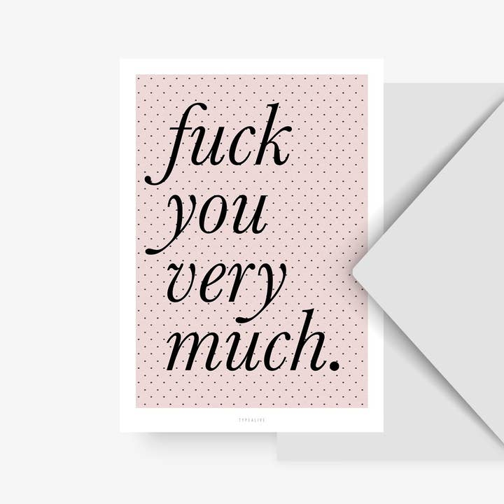 Postkarte FYVM kaufen bei BlissBox.ch Papeterie Couvert