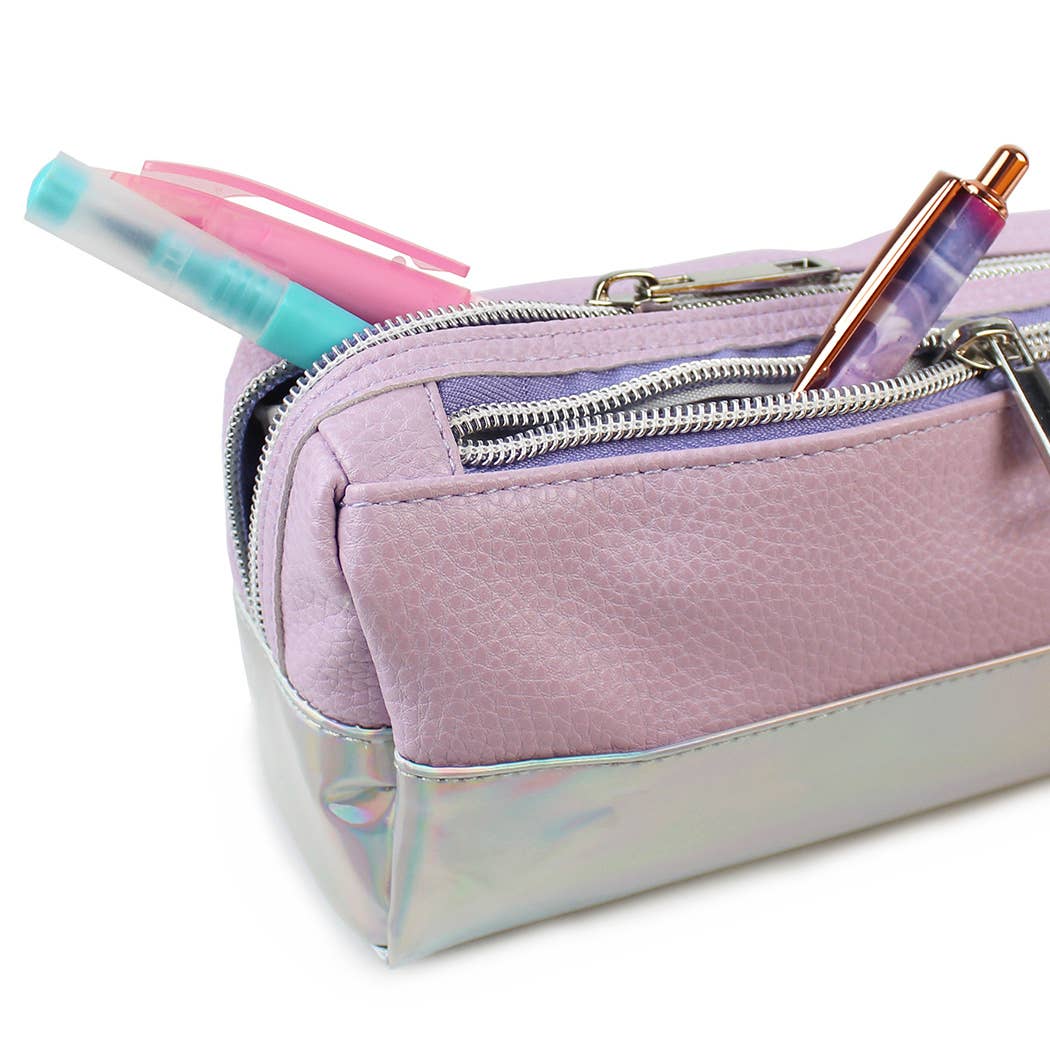Stift Etui lila irisierend, BlissBox.ch Papeterie Schweiz