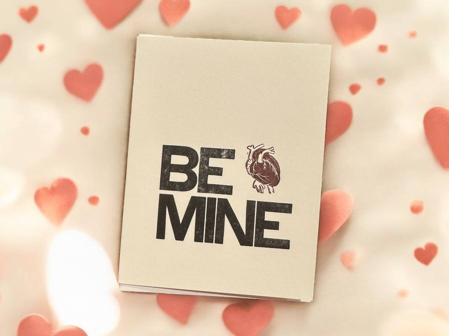 Grusskarte Be Mine – BlissBox.ch Papeterie Schweiz