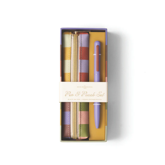 Desingwork Stift & Etui Set veganes Leder BlissBox.ch Papeterie Schweiz