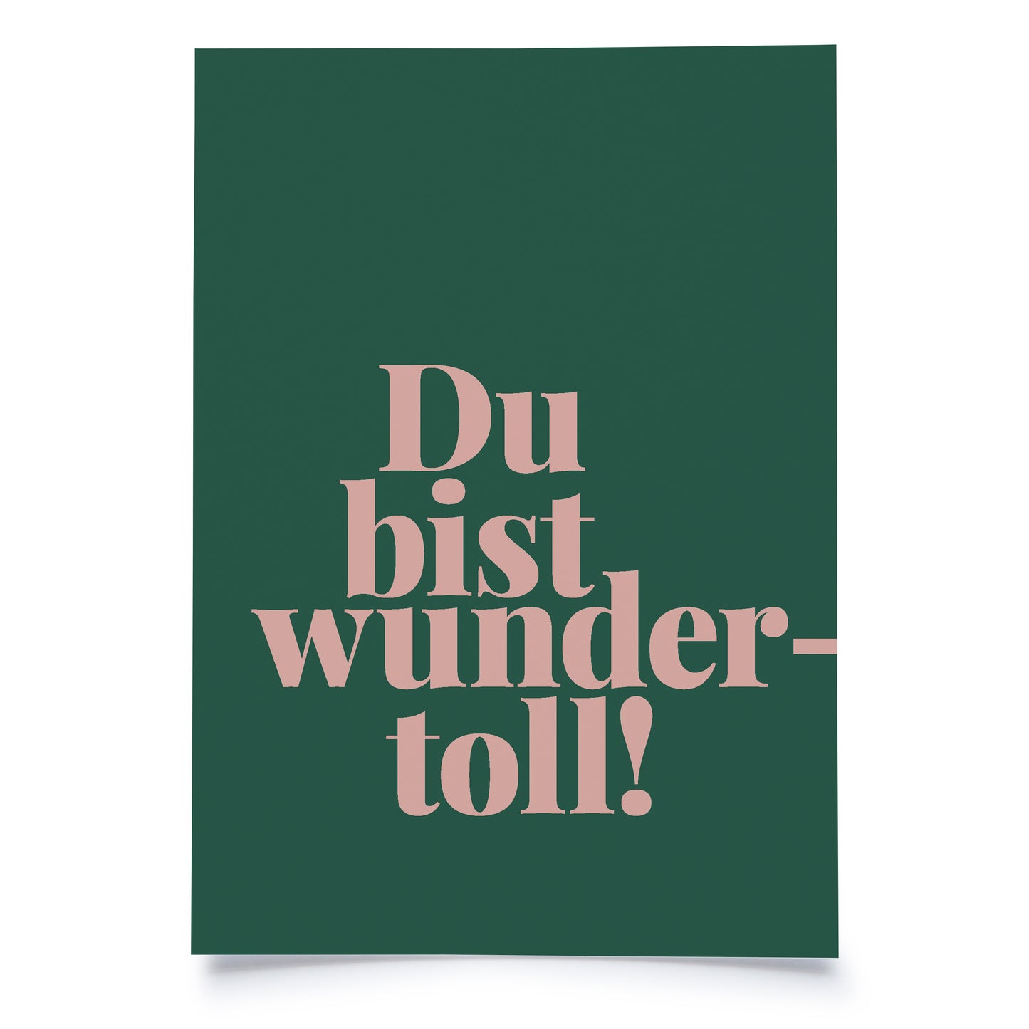 Postkarte Du bist wundertoll! | BlissBox.ch Papeterie Schweiz