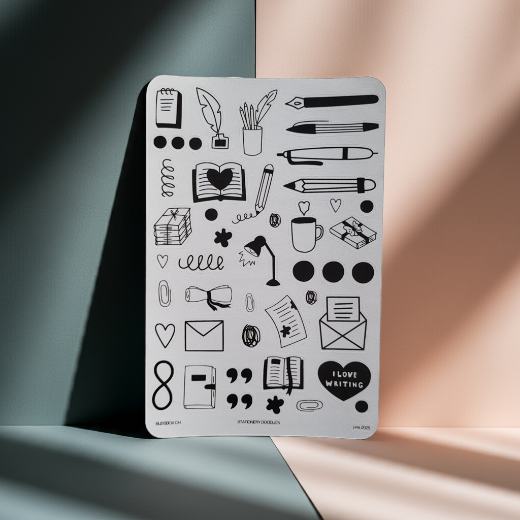 Stationery Doodles Papeterie BlissBox.ch Chur Schweiz