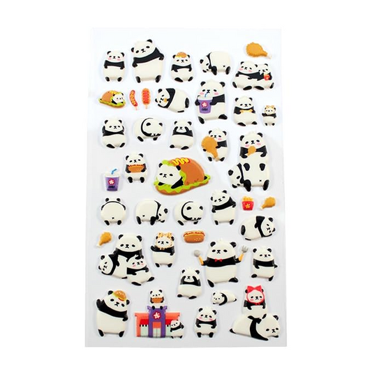Suatelier Daily Deco Sticker panda Sticker Sheet Papeterie Schweiz BlissBox.ch