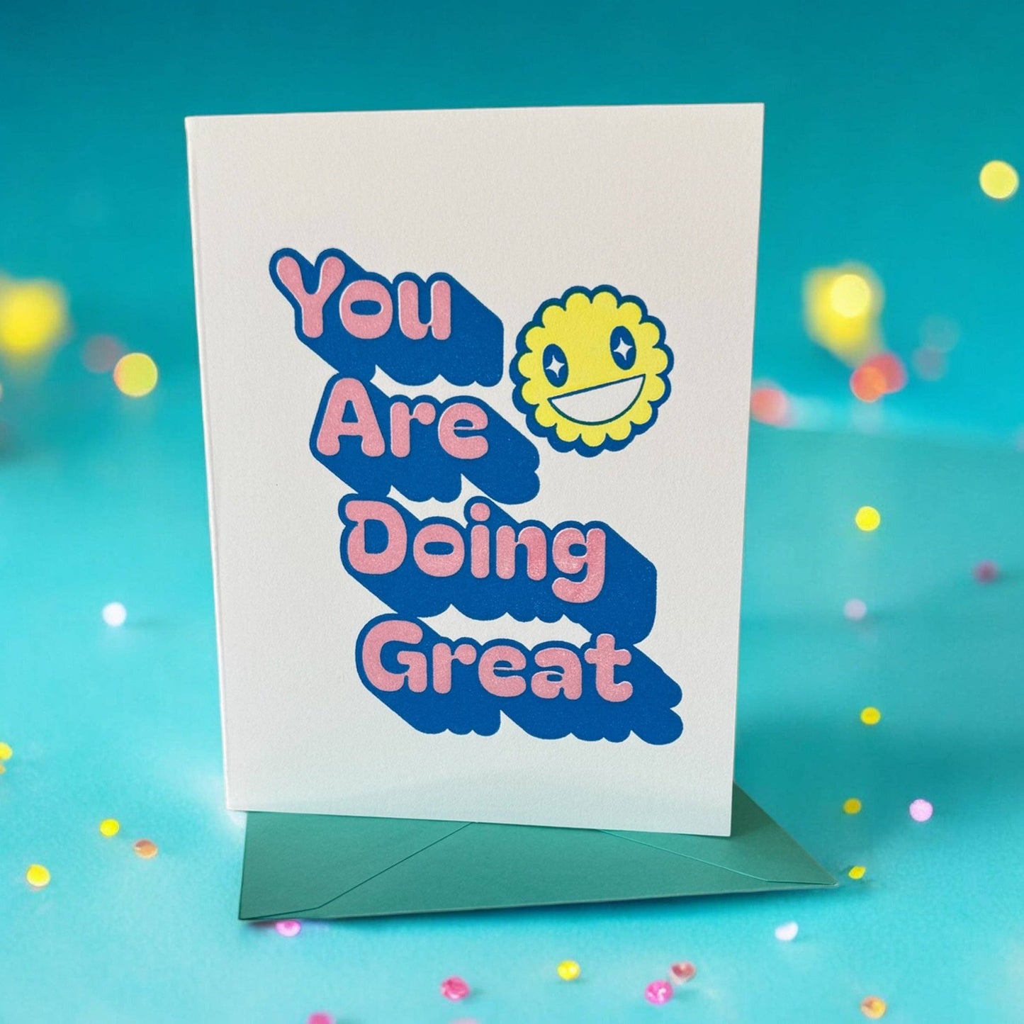 Grusskarte You are doing great – BlissBox.ch Papeterie Schweiz