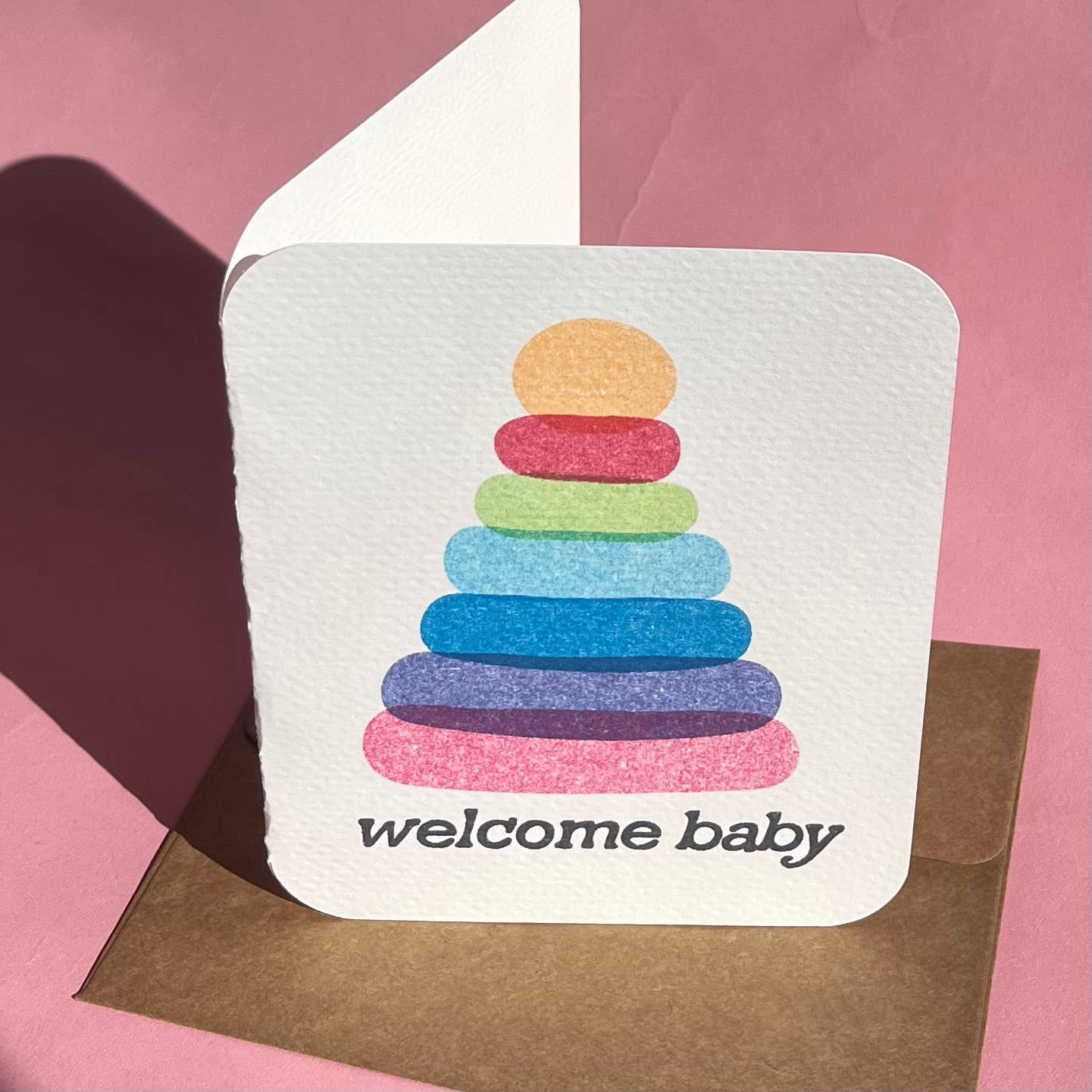 Grusskarte Welcome Baby | BlissBox.ch Papeterie Schweiz