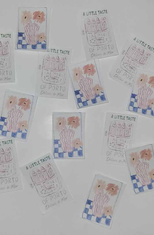 Sticker Blume in Vase – BlissBox.ch Papeterie Schweiz