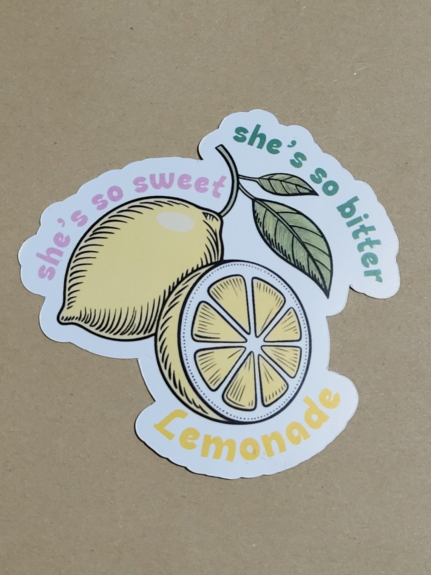 Vinyl Sticker Lemonade inspired by Louis Tomlinson