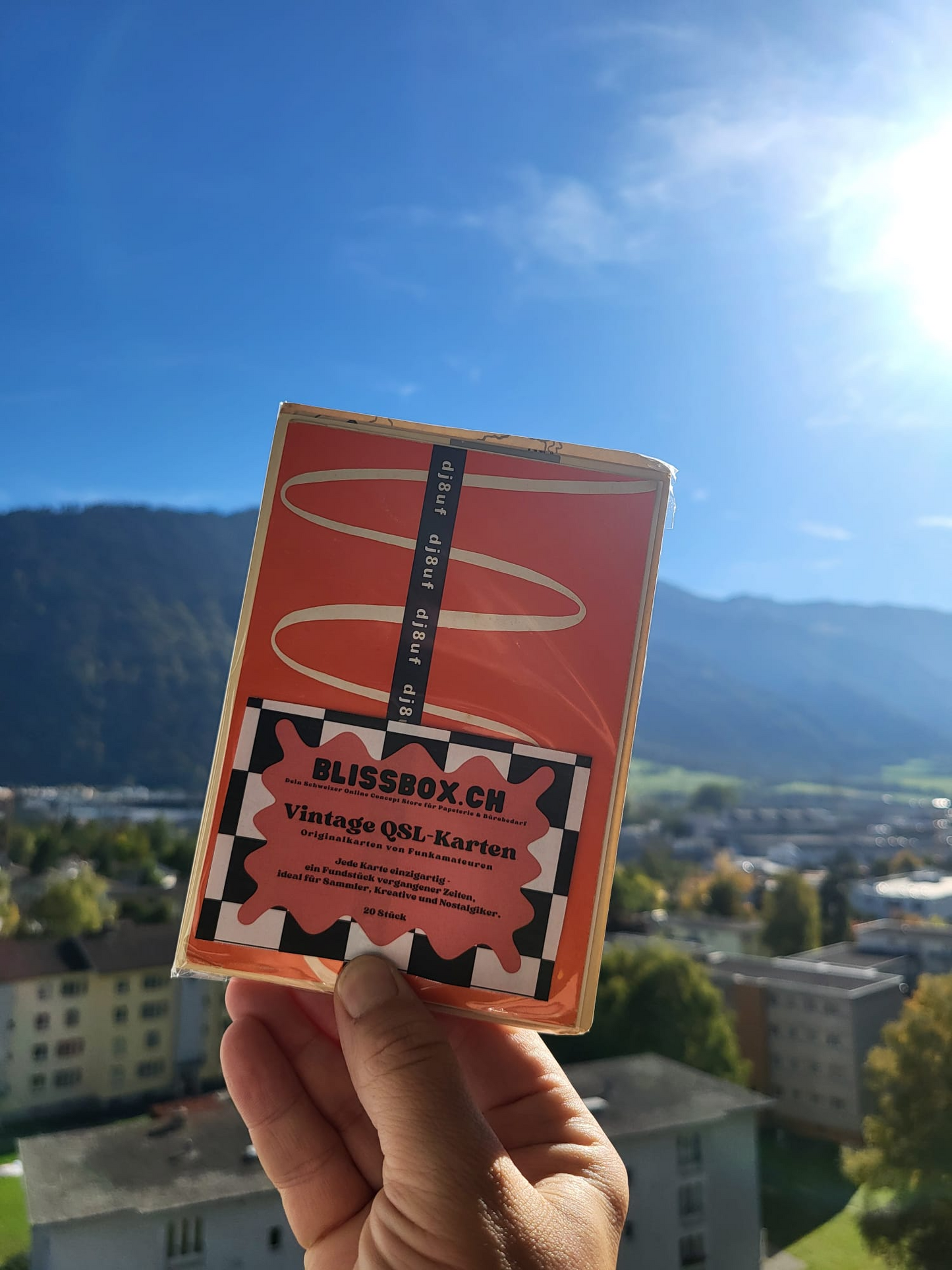 Vintage QSL-Karten (Set mit 20 Stück)
