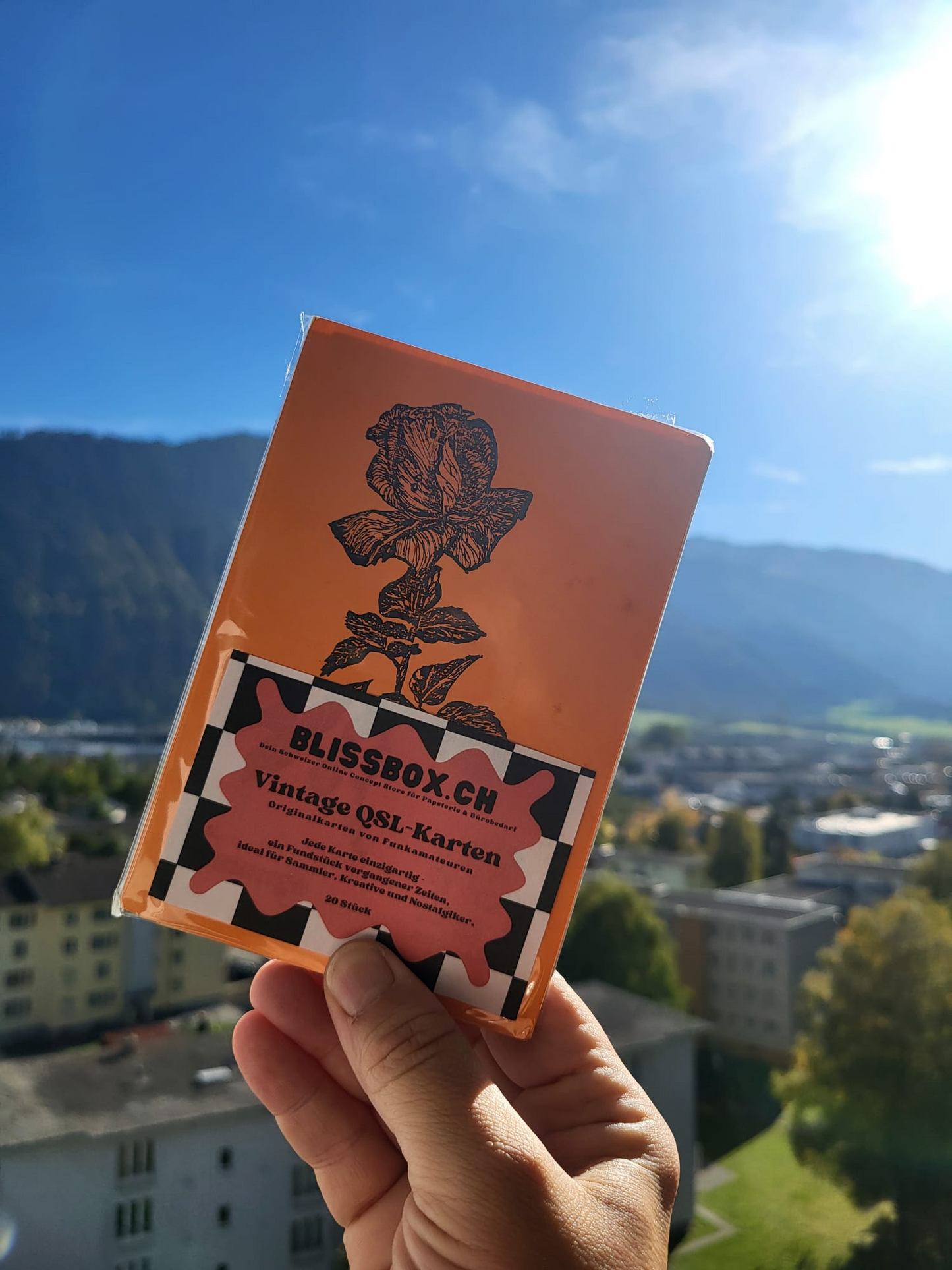 Vintage QSL-Karten (Set mit 20 Stück)