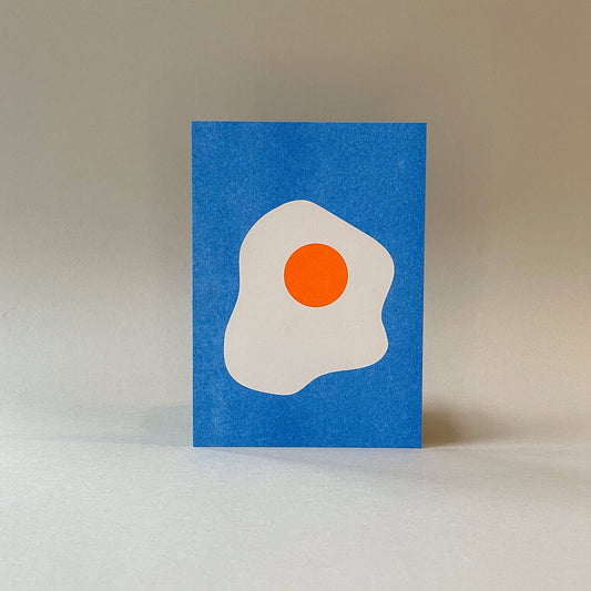 Herr & Frau Rio Postkarte Spiegelei