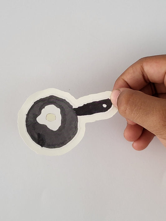 Sticker Spiegelei Bratpfanne | BlissBox.ch Schweiz Papeterie