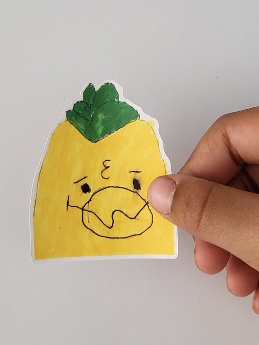 Sticker - Ananas Ente