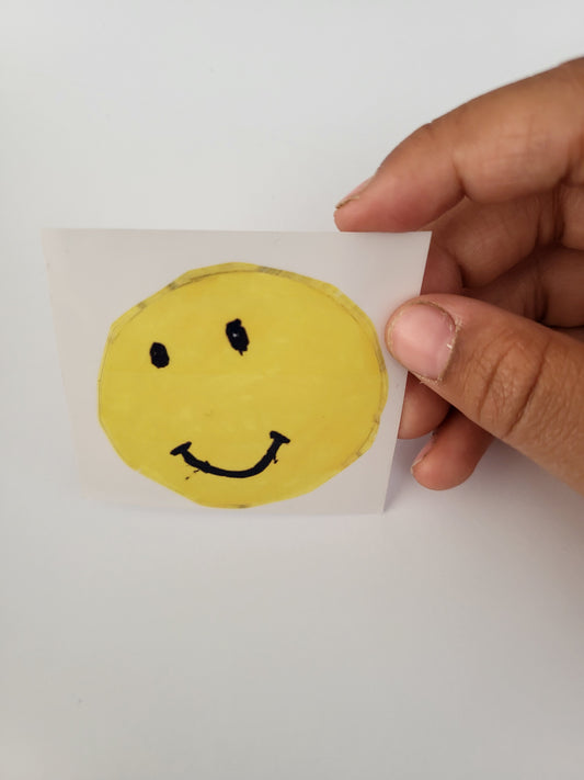 Sticker - Smiley transparent (Auslaufend)