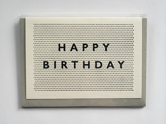 Grusskarte Happy Birthday Postkarte  – BlissBox.ch Papeterie Schweiz