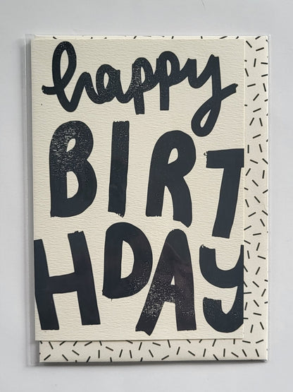 Grusskarte Happy Birthday – BlissBox.ch Papeterie Schweiz