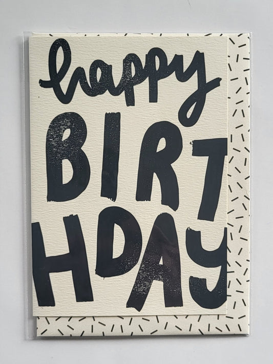 Grusskarte Happy Birthday – BlissBox.ch Papeterie Schweiz