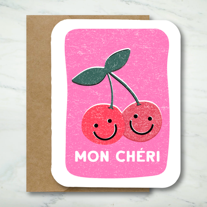 Grusskarte Mon Chéri | BlissBox.ch Papeterie Schweiz