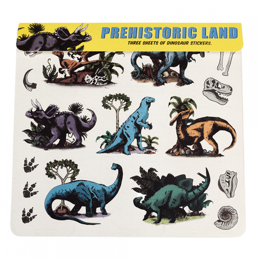 3 Stickerbögen Dinosaurier -BlissBox.ch Schweiz Papeterie