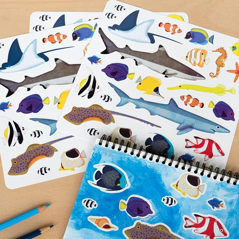 3 Stickerbögen "Ocean"