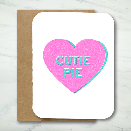 Grusskarte "Cutie Pie" Herz