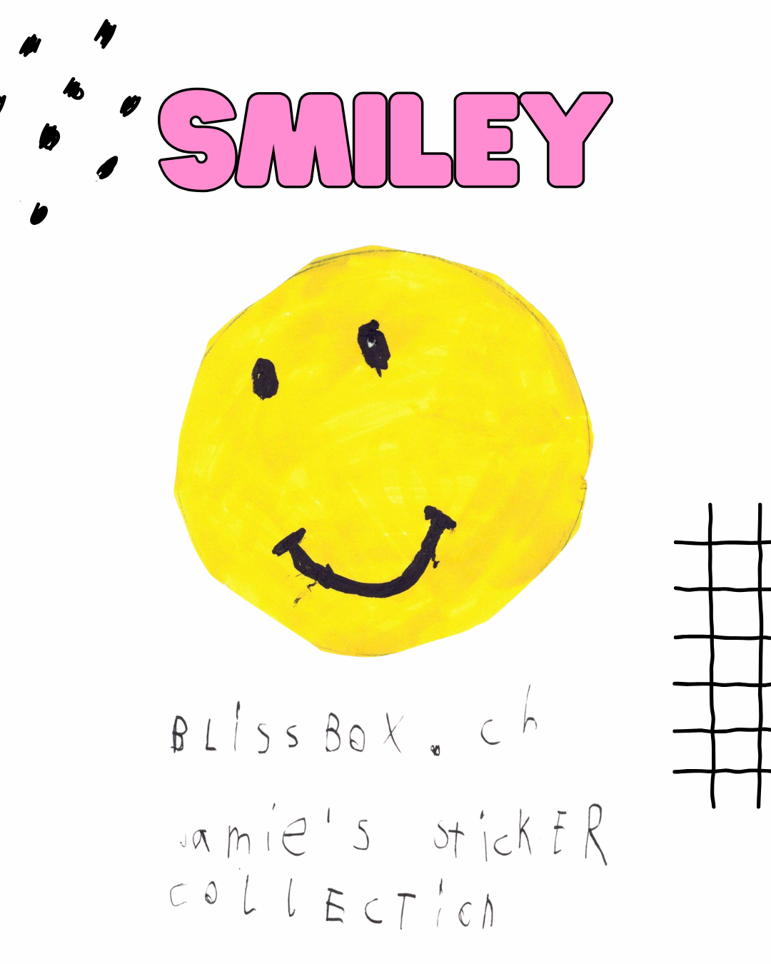 Sticker - Smiley transparent (Auslaufend)