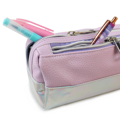 Stift Etui  lila irisierend, BlissBox.ch Papeterie Schweiz