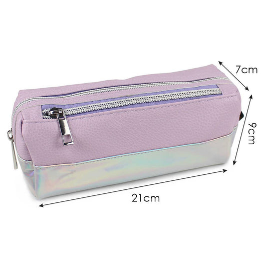 Stift Etui  lila irisierend, BlissBox.ch Papeterie Schweiz