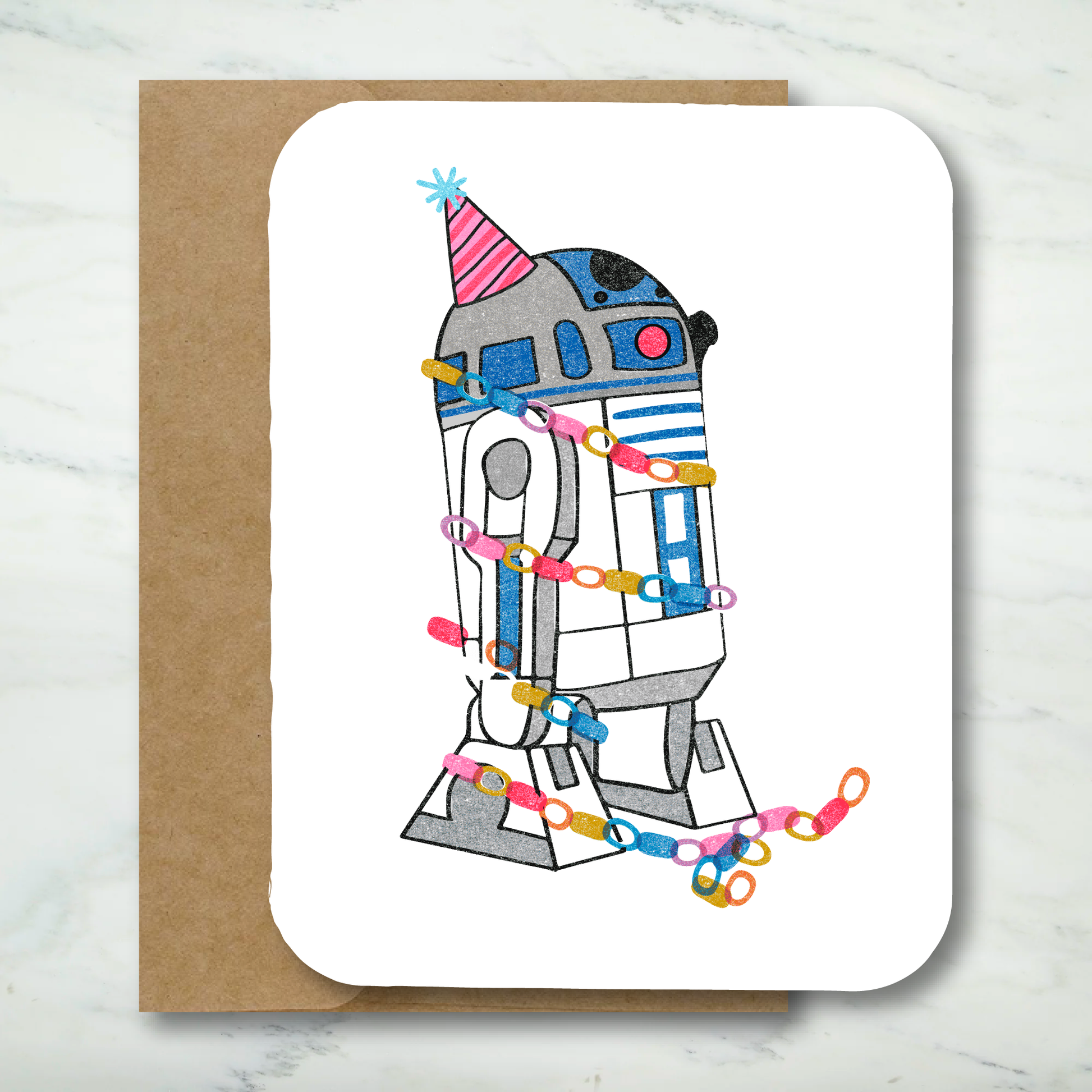 Grusskarte R2 D2 Star Wars  | BlissBox.ch Papeterie Schweiz