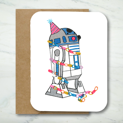 Grusskarte R2 D2 Star Wars  | BlissBox.ch Papeterie Schweiz