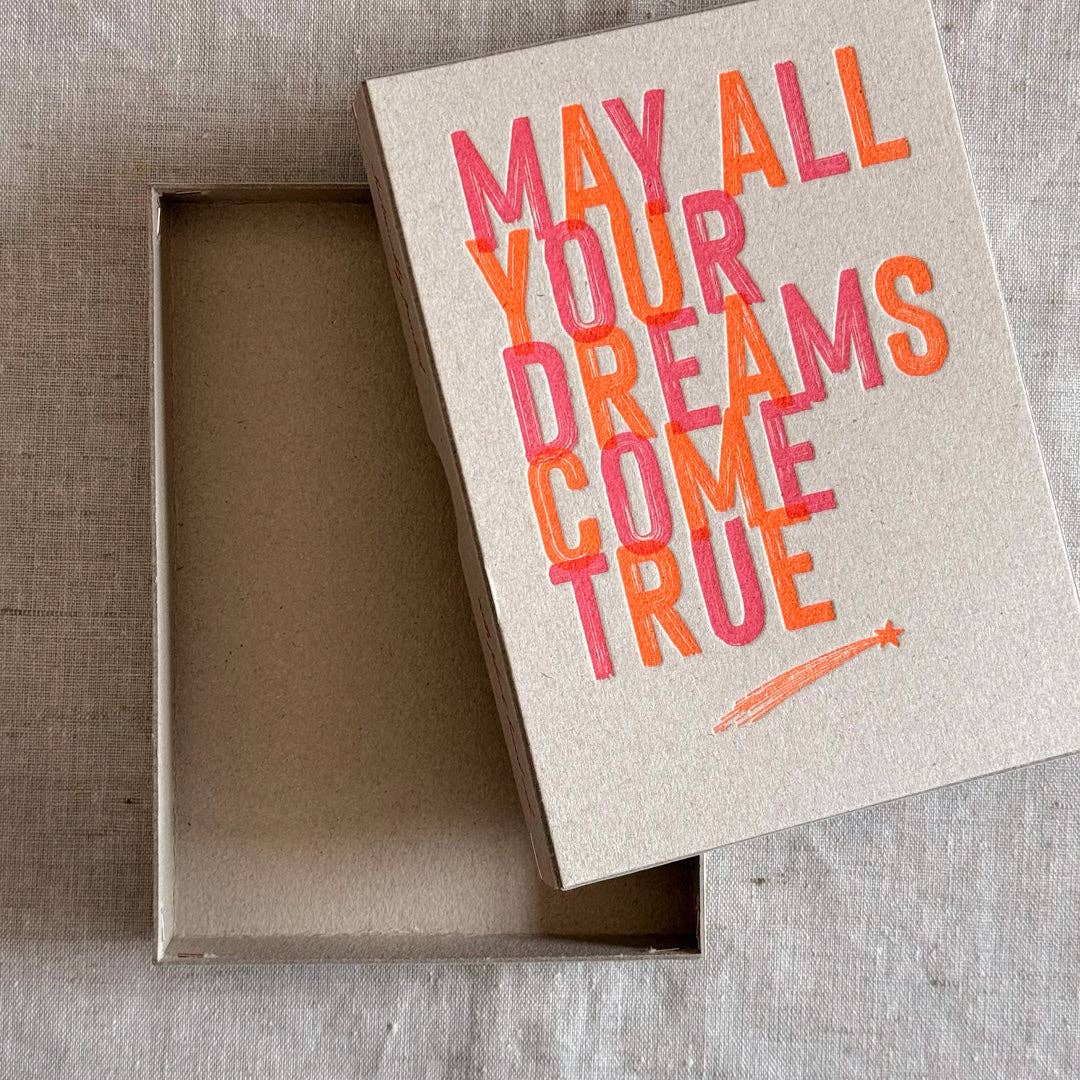 Postkartenbox - May All Your Dreams Come True