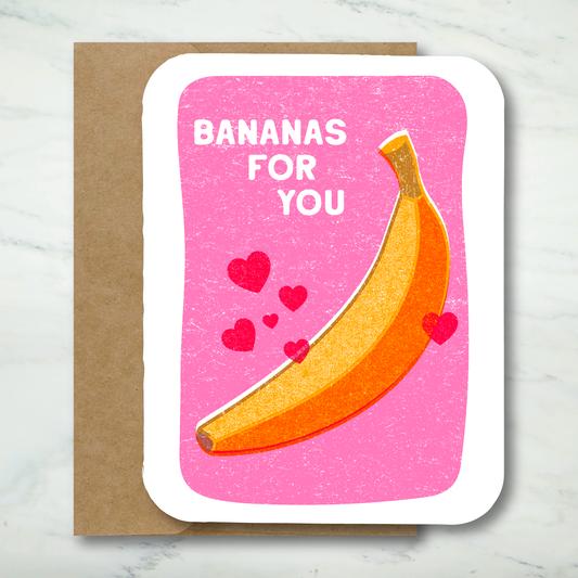 Grusskarte "Bananas For You"