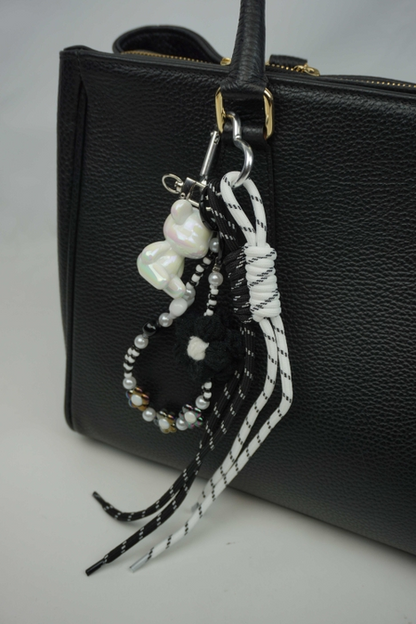 Bär weiss Taschenanhänger Bag Charm  | BlissBox.ch Accessoires Schweiz