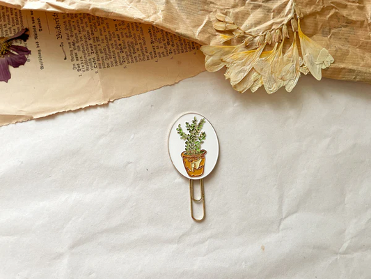 Büroklammer mit Pflanze BlissBox.ch Papeterie Chur Schweiz