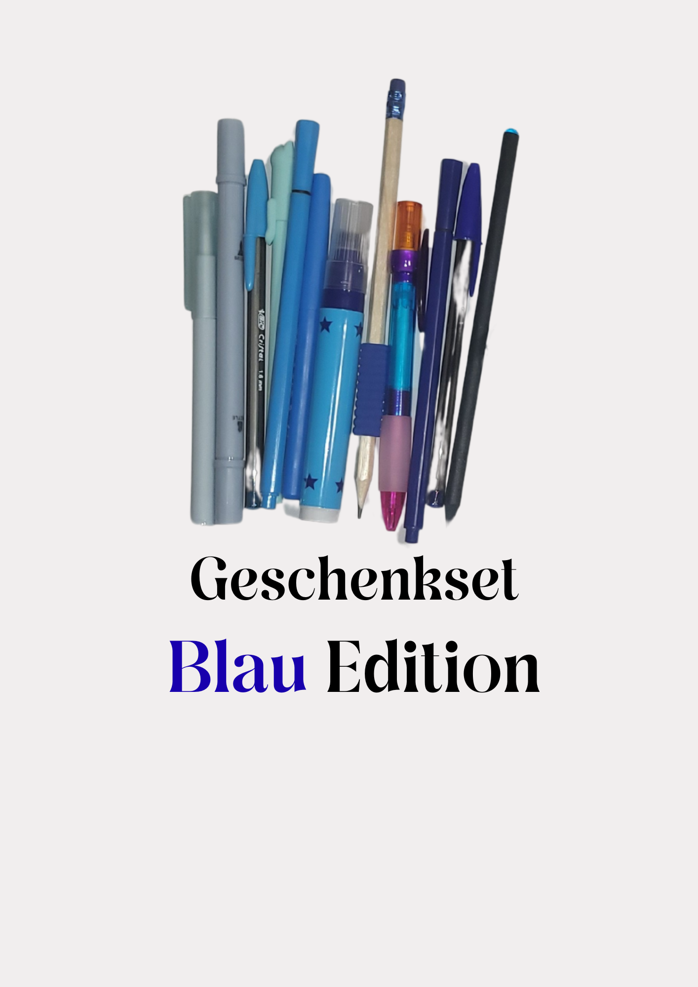 Geschenkset Blau Edition BlissBox.ch Papeterie Set Chur Schweiz