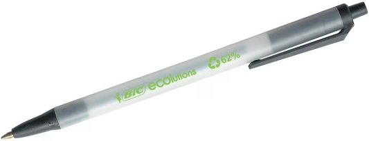 BlissBox.ch Kugelschreiber BIC ecolutions schwarz Papeterie Schweiz