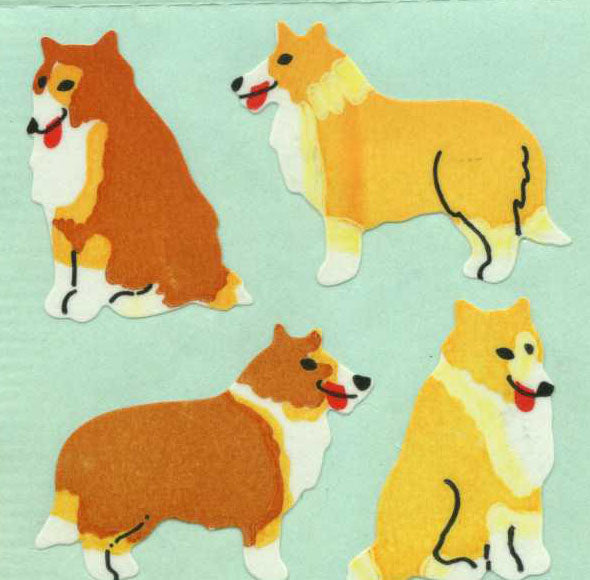 Sticker - Papier - Collies