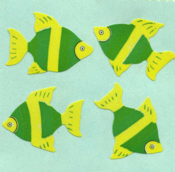Sticker - Papier - Angel Fish - Engelfisch