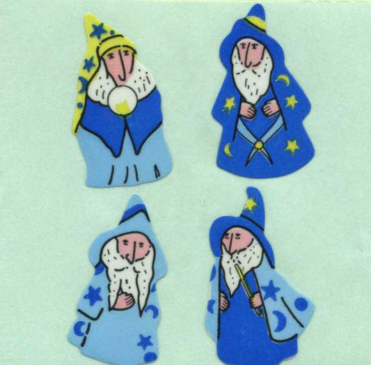 Sticker - Papier - Zauberer