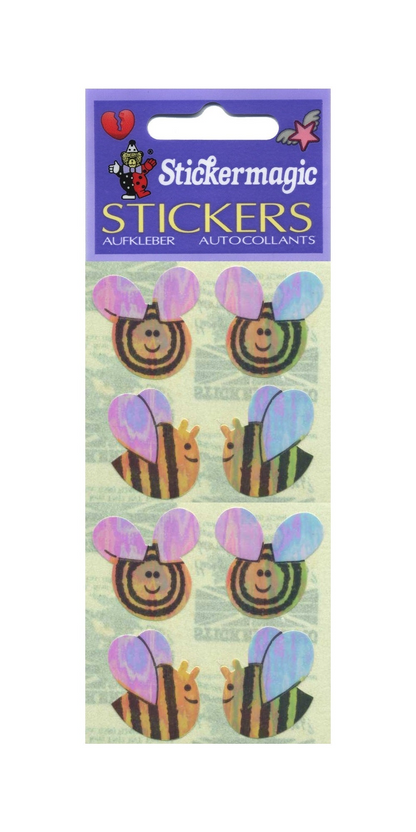 Sticker - Perlmut - Bienen