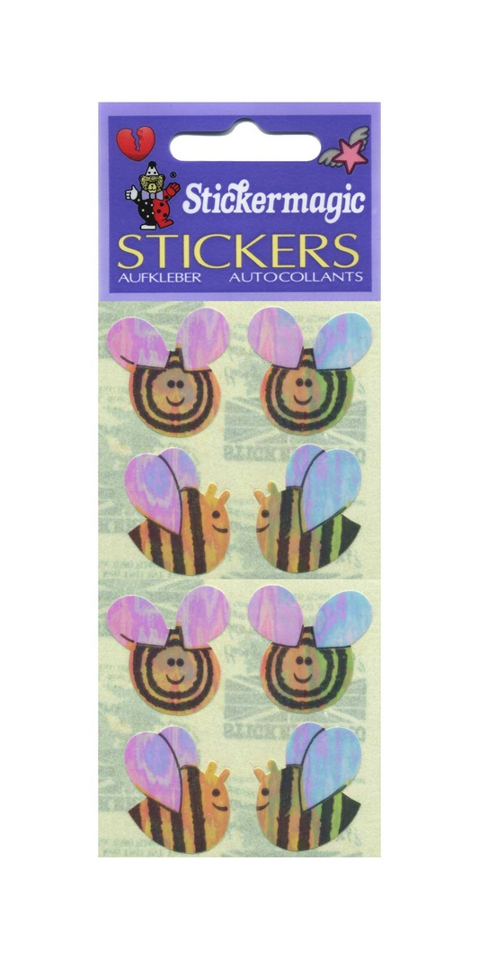 Sticker - Perlmut - Bienen
